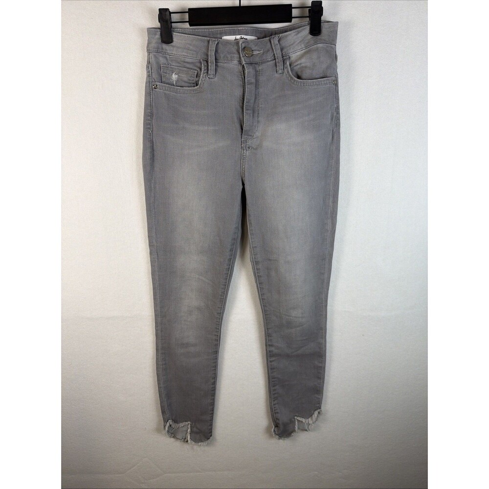 Sam Edelman The Stiletto High Rise Skinny Crop Jeans Women 27 Gray Charcoal Wash